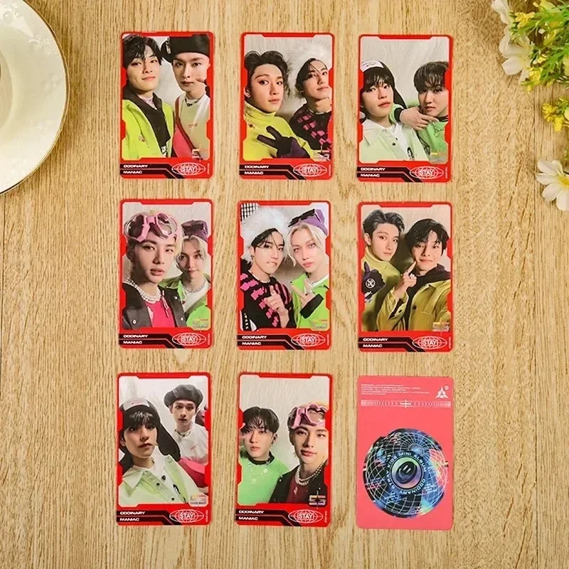 Kpop Stray Mini Album ODDINARY Double Photo Card for STAY Gift