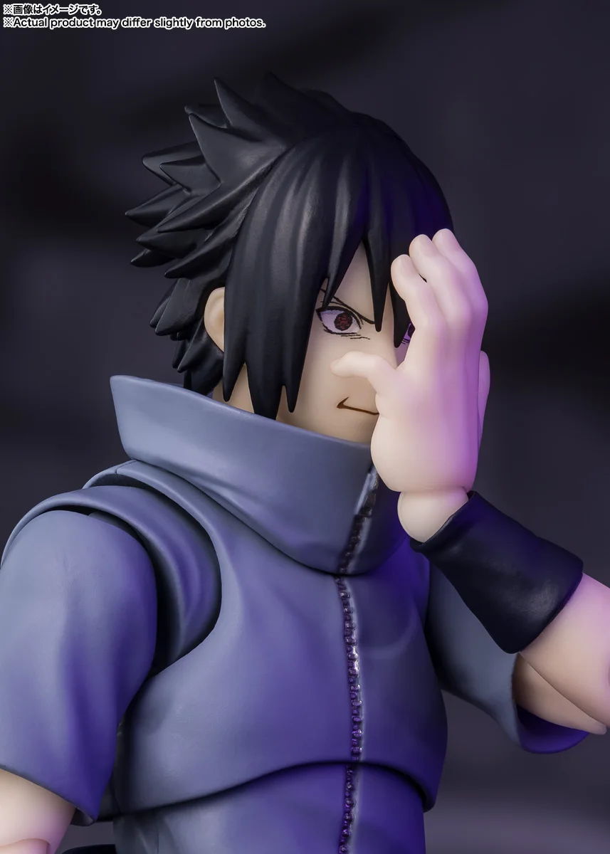 Officially Licensed Bandai S H Figuarts Uchiha Sasuke Figure Anime Naruto Shippuden Crossroad Character Model