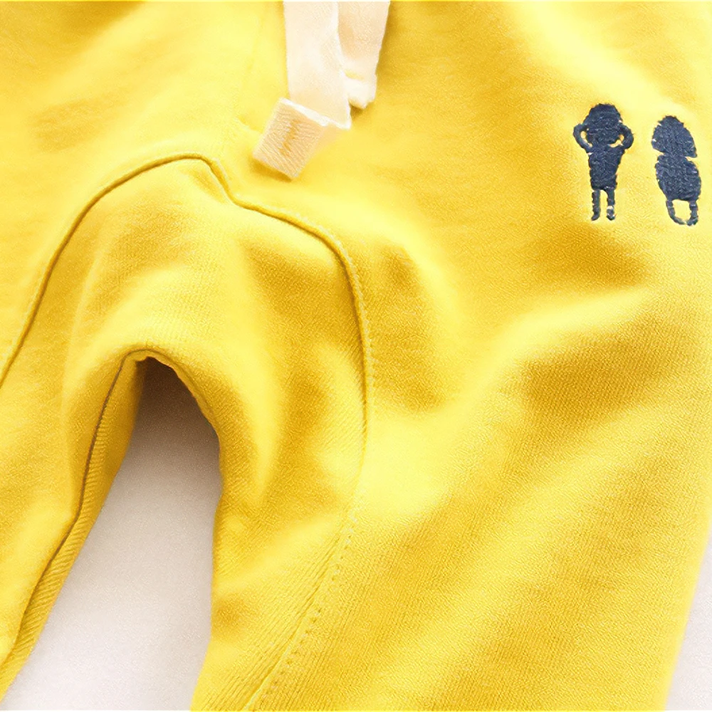 Baby Solid Color Jeans 0-3 Years Baby Spring Dress Girls Korean Elastic waist Casual Pants Boys Pants Sports Trousers