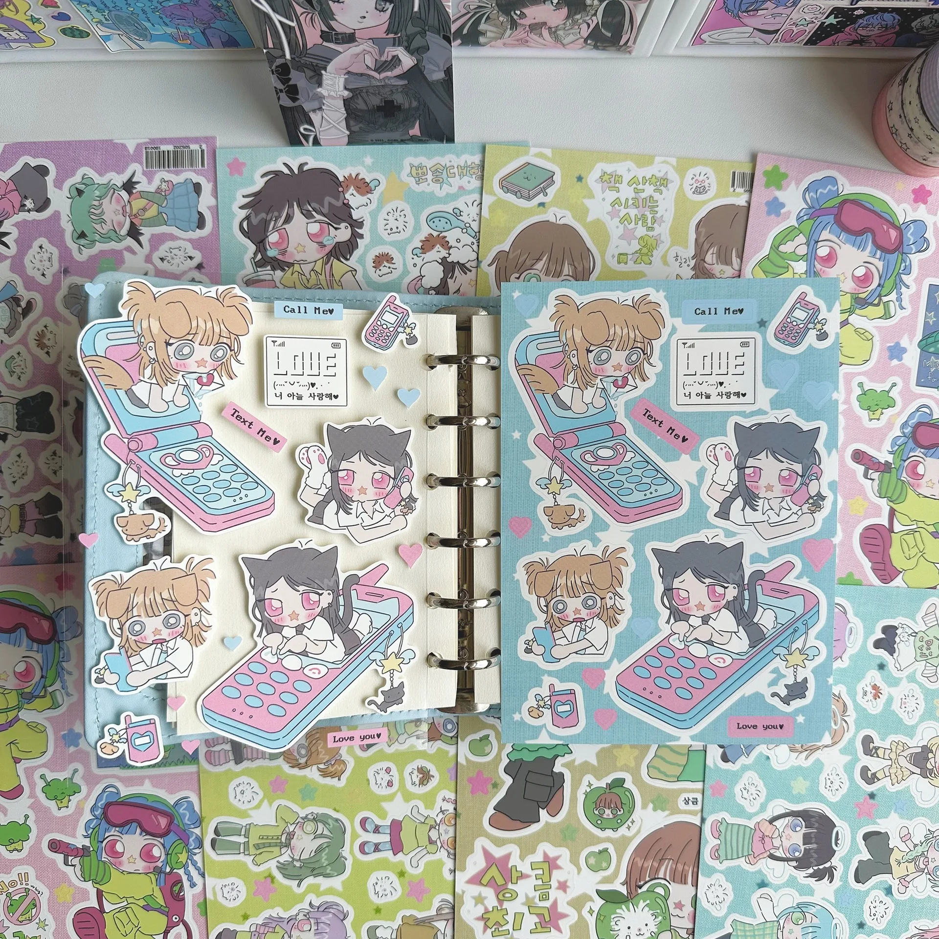 أزياء فتاة لطيف بيع ملصقات DIY