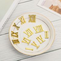 1 Set Handmade Material Restore Digital Repair Tools Roman Numerals Clock Numerals Accessories Arabic Number Quartz Clock Parts