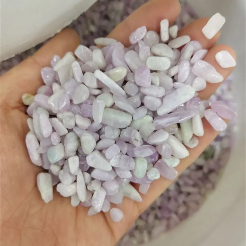 100g Natural Purple Lithium Ash Gravel Tumble Stone Minerals Gravel Specimen Stone Energy Decorative Stone Fish Tank Stone