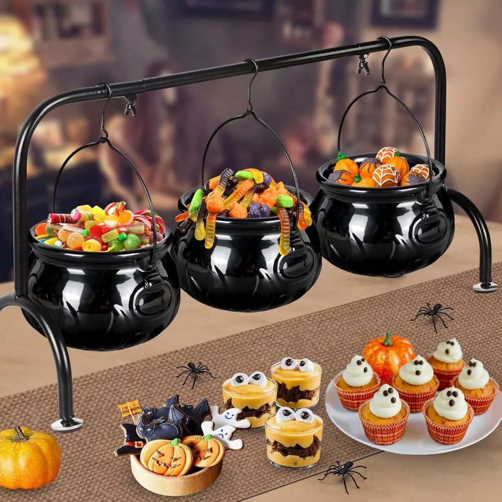 

Halloween Decorations Halloween Party Decorations - 3 Ceramic Witches Halloween Cauldron Serving Bowls