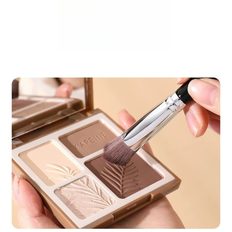 Brosse anti-cernes pour fond de teint, fard à joues de Contour Premium, crème liquide synthétique pour cernes, cosmétiques, outil de beauté