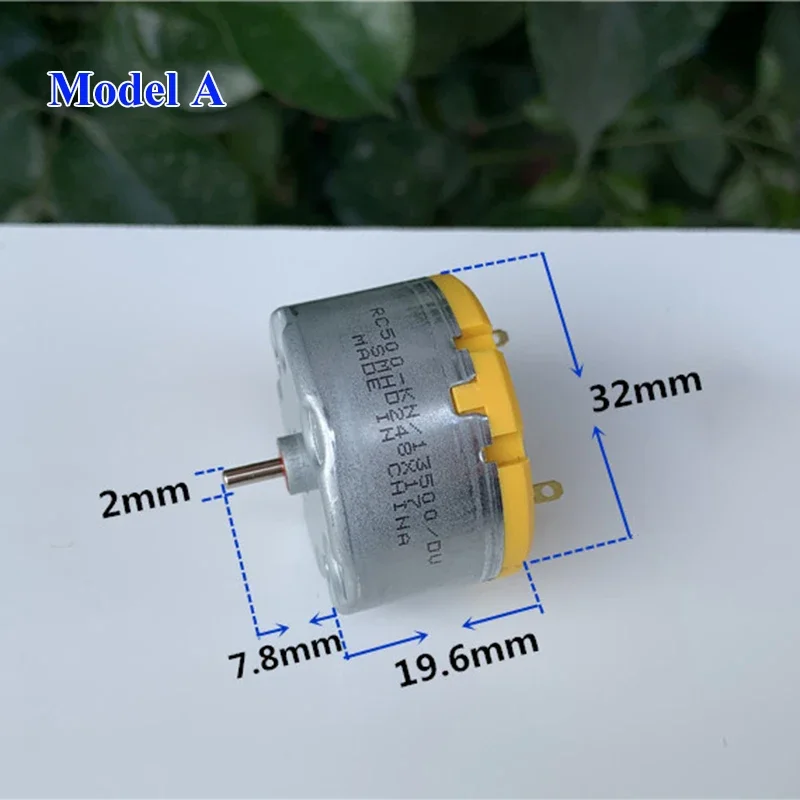 Original Standard RC500-KN/13500 Motor/ MABUCHI RF-500TB-14350/ RF-500TB-12560 Motor DC 6V-12V Spindle Motor For Robot Sweeper