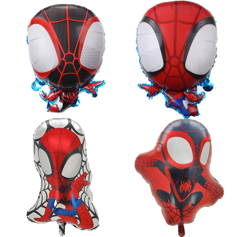 Cartoon Anime Superhero Spiderman Aluminum film Balloon Birthday Party Decoration Foil Balloon  Baby Shower Supplies