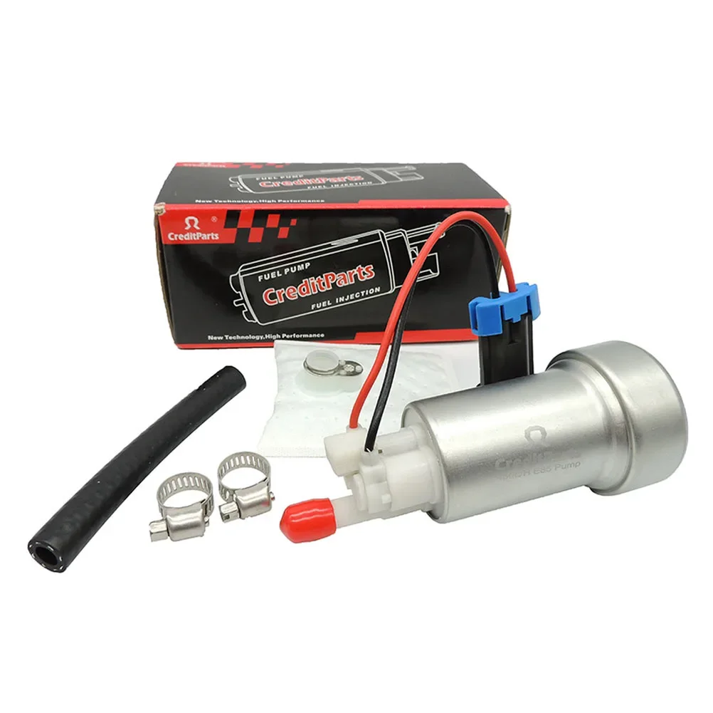 

CreditParts 450LPH Racing Fuel Pump & Install Kit F90000274/F90000267 For Universal E85 (Ethanol Safe)