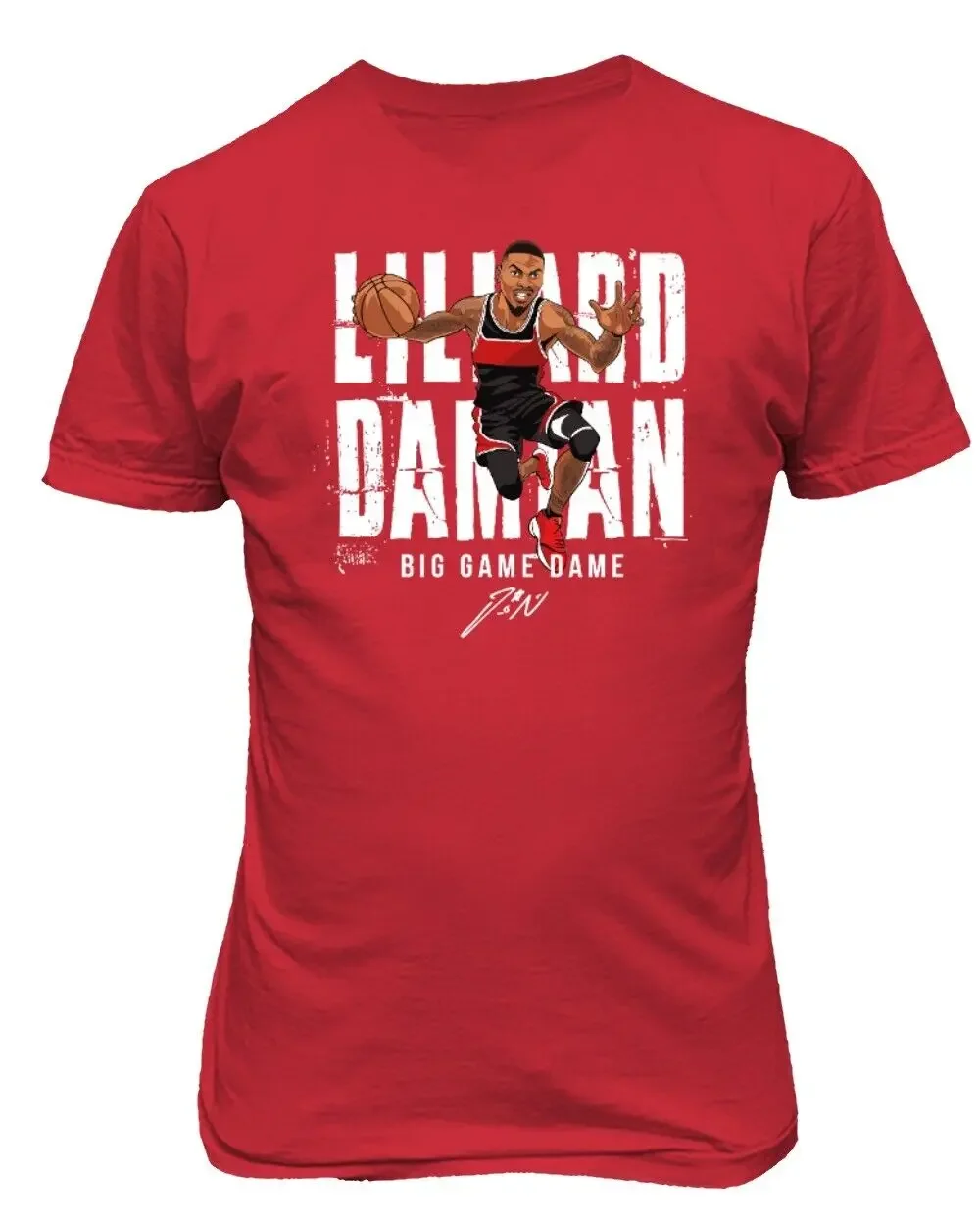 Basketball Player Lillard Portland Player Signed Unisex T-Shirt