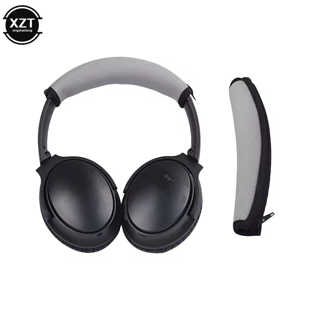 Kopfhörer Stirnband Kissen Pads Stoßstange Abdeckung Reißverschluss Ersatz für Bose QC15 QC2 QC35 QC25 AE2 Headset