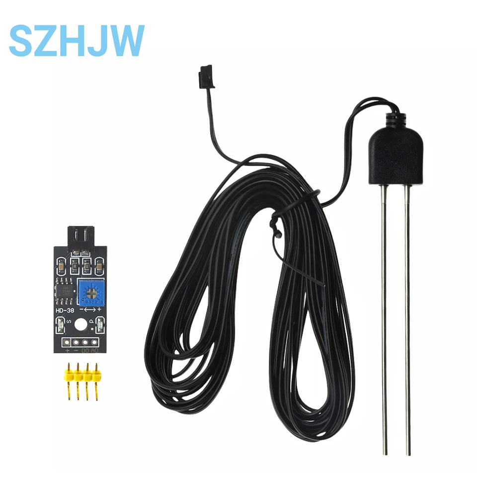 Soil Moisture Sensor and Soil Detector Module Test Soil Humidity Test Corrosion Resistance Probe for Arduino