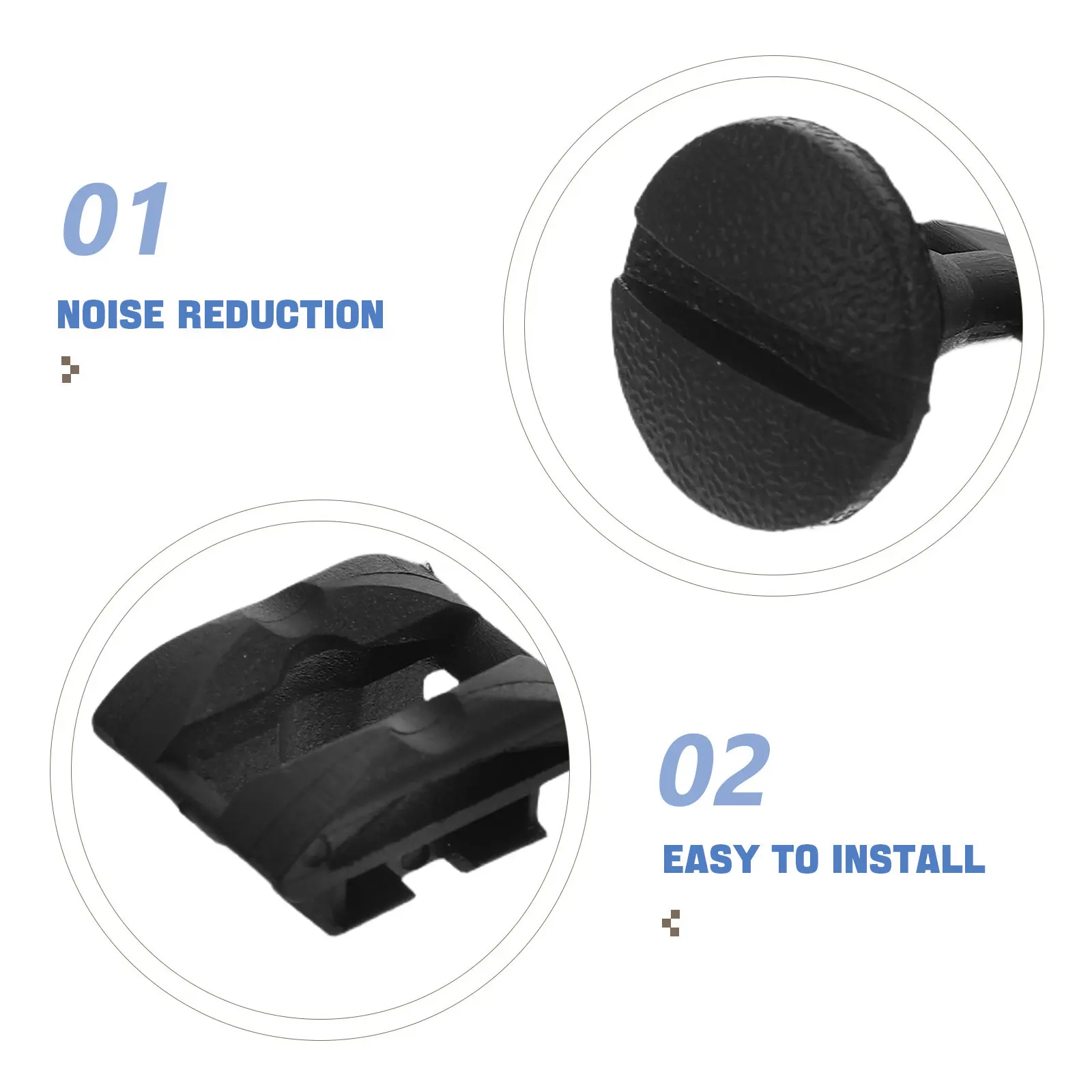 15Pcs Car Bumper Clips Plastic Auto Body Retainer Clips for Hood Bumper Cover Securing Noise Reduction Weather Resistant Easy