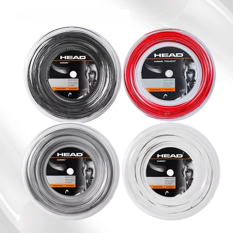 

Теннисная струна Head Hawk Touch из полиэстера, большая катушка, Power Elastici, для любителей тенниса, спорта и фитнеса, товары для фанатов