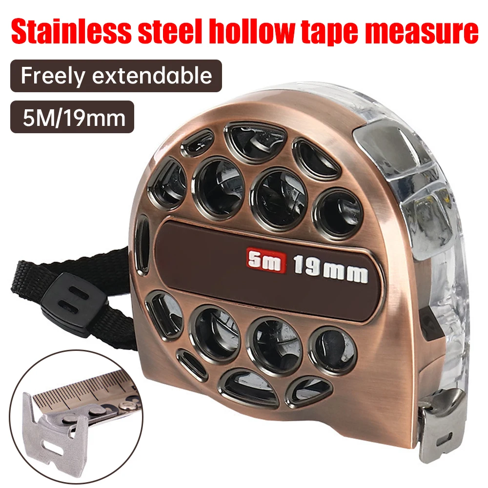 3/5/7.5m Metric Tape Measure Stainless Steel Anti-corrosion Retractable Measuring Tools Household Woodworking Ruler