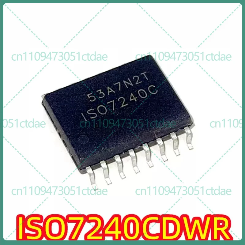 10-50pcs For ISO7240CDWR ISO7240C SOP-16 25Mbps 2500Vrms Quad Channel Digital Isolator IC