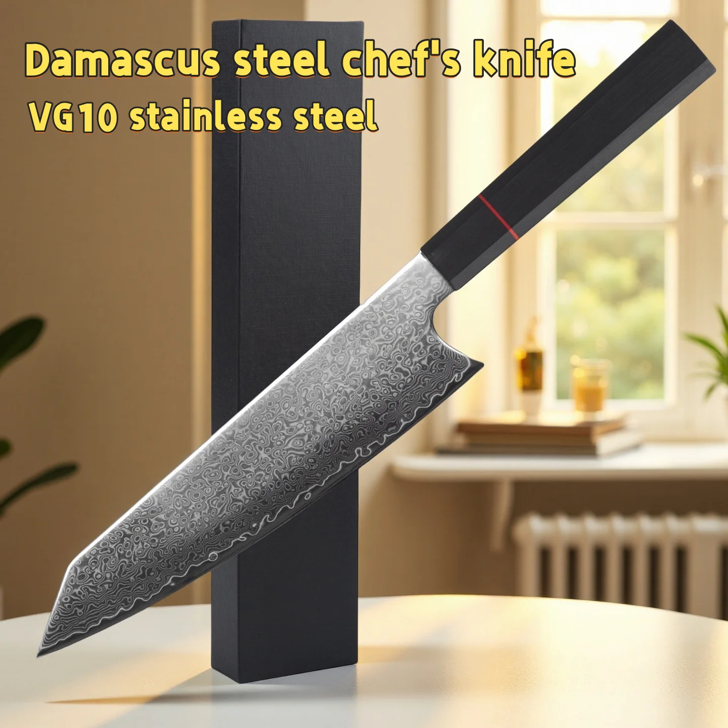 

Кухонный нож шеф-повара ручной работы VG10, 67-слойная дамасская сталь, кухонные ножи премиум-класса Кирицуке, инструменты для приготовления пищи в японском стиле