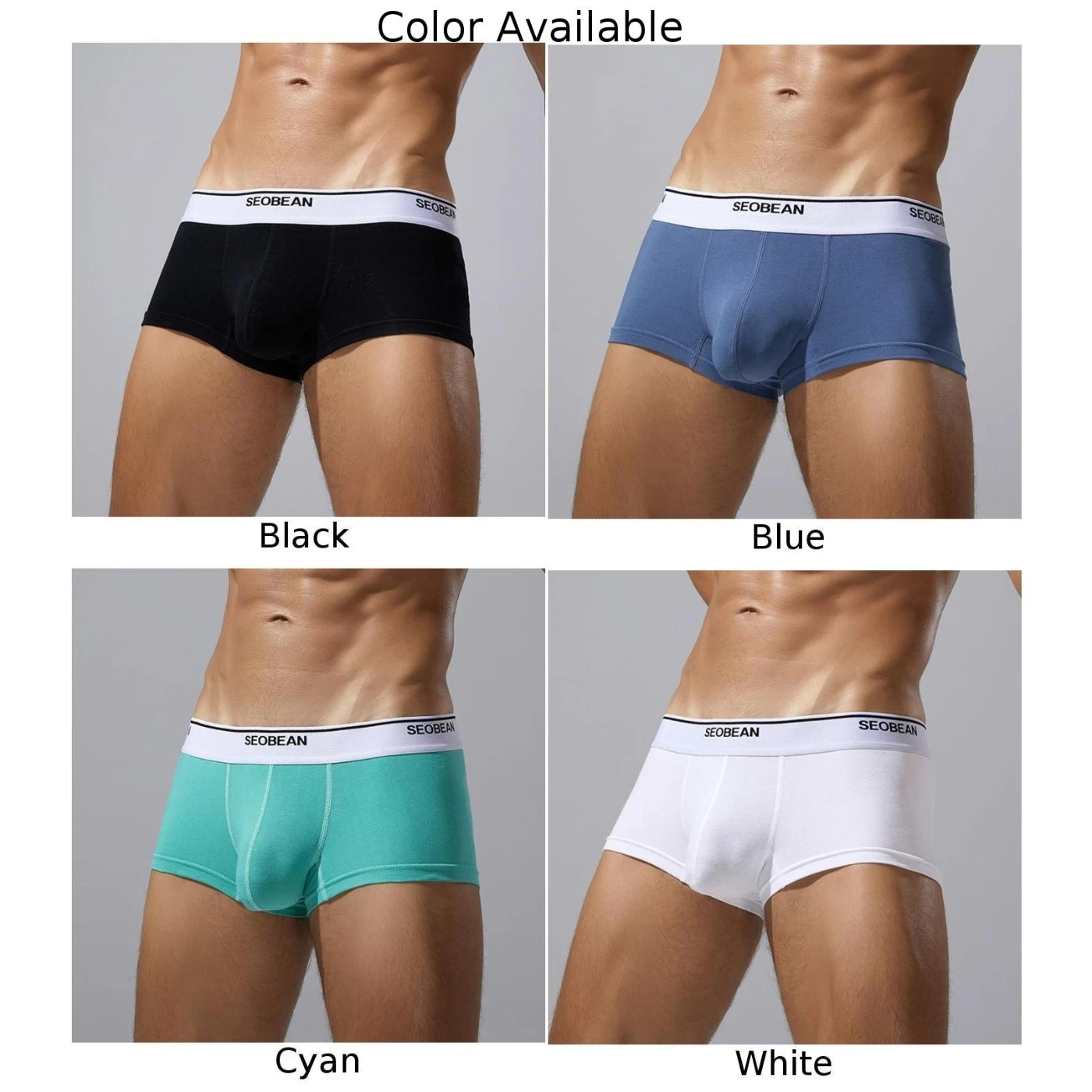 Casual Home Use Boxer Briefs Comfortable Menswear All Seasons Wear Cotton Fabric Home Use Intimate Apparel For Home