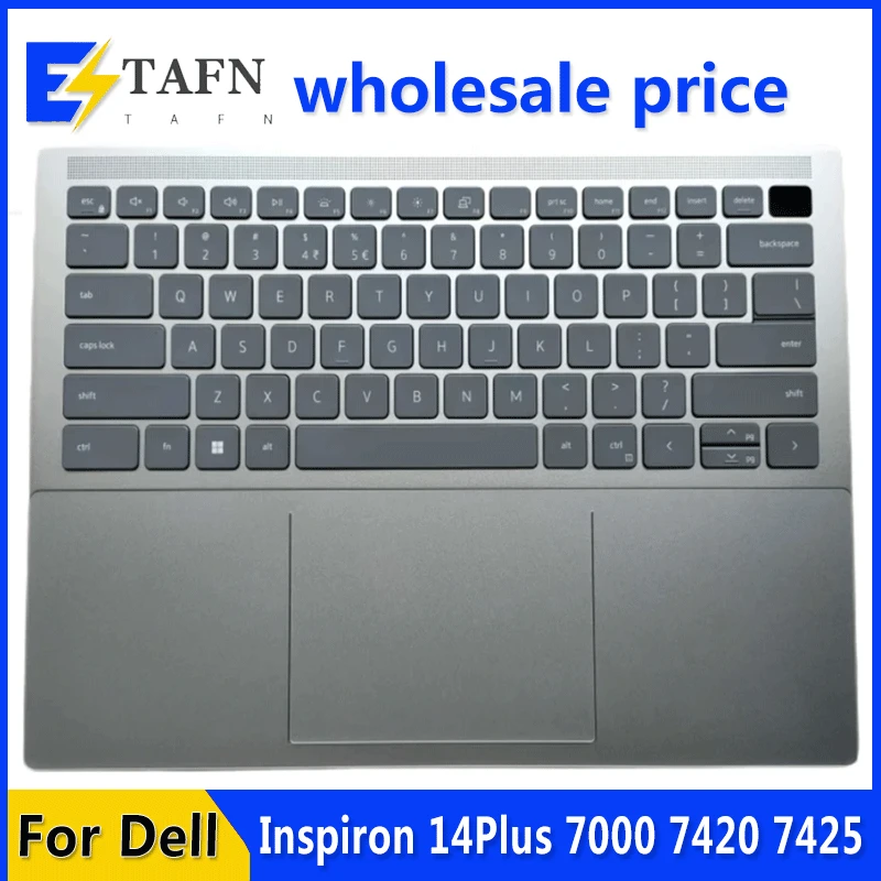 

New Original For Dell inspiron 14Plus 7000 7420 7425 Laptop Palmrest Case Keyboard US English Version Upper Cover