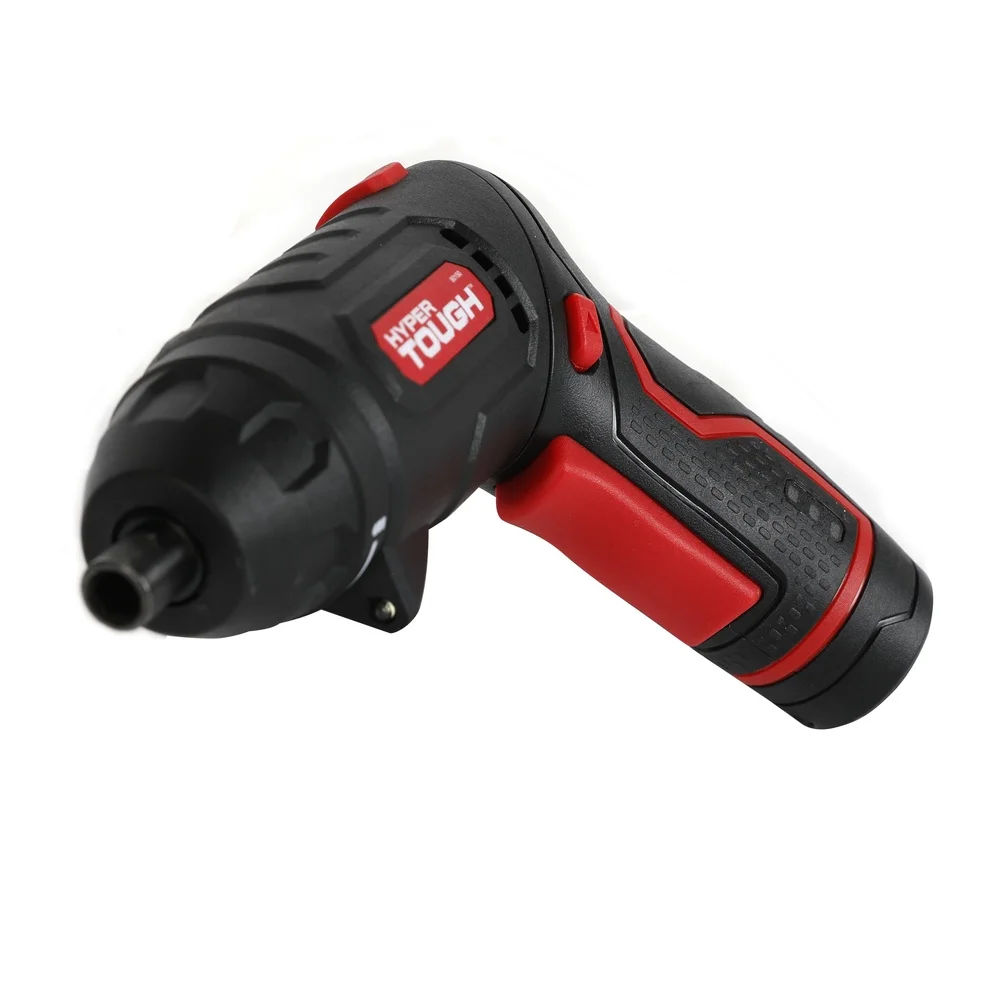 4V Cordless Rotating Screwdriver with Adjustable Handle LED Light Magnetic Bit Holder USB-C Charger 210 RPM Torque Settings