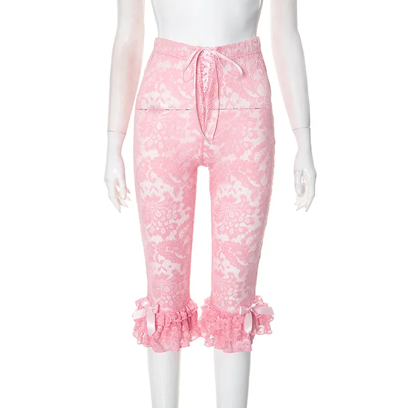 2025 صيف جديد ملابس نسائية شعبية مثير التوابل الفتيات الدانتيل سراويل تقليدية D25PT034 أوروبا وأمريكا #5