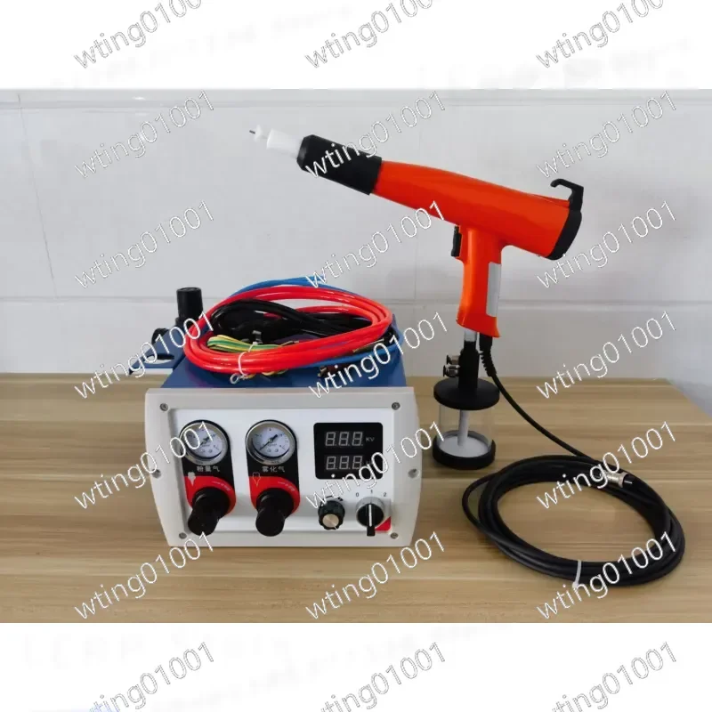 for Lab Test Electrostatic Powder Coating Machine System with Powder Coating Cup Spray Gun for Metal Surface Coating