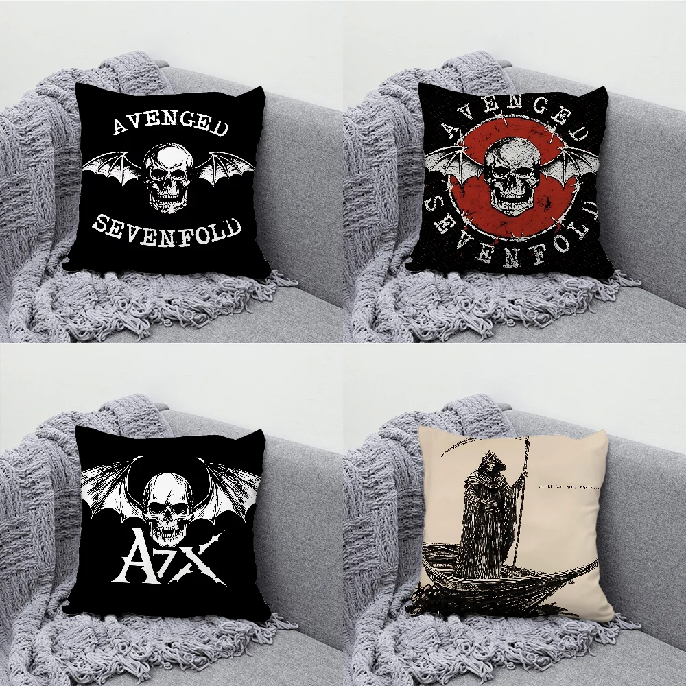 

Avenged Sevenfold Rock Band Pillow Case Soft Cushion Cases for Farmhouse Sofa Decor Home Decorations and Protector Pillow Case