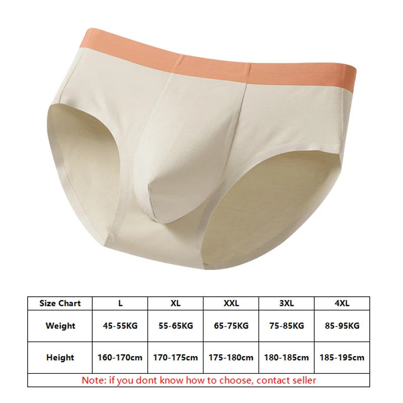 Modal Man Underwear Briefs A-class Fabric Men's Panties Seamless Breathable Quick Dry Refreshing Panties Body Fitting Bikini