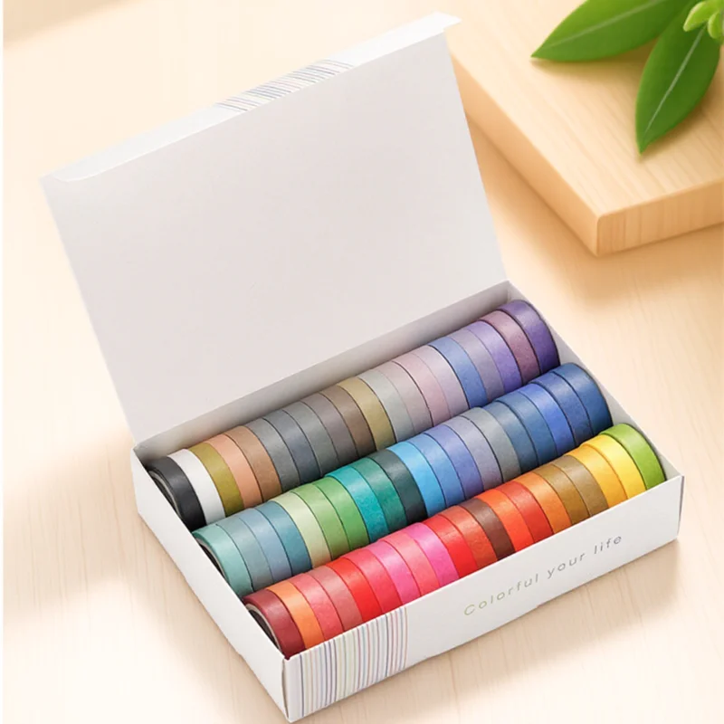 60-rolls-chic-washi-tape-variety-pack-bright-color-decorative-tape-for-handmade-notebooks-diaries-photo-albums-diy-craft