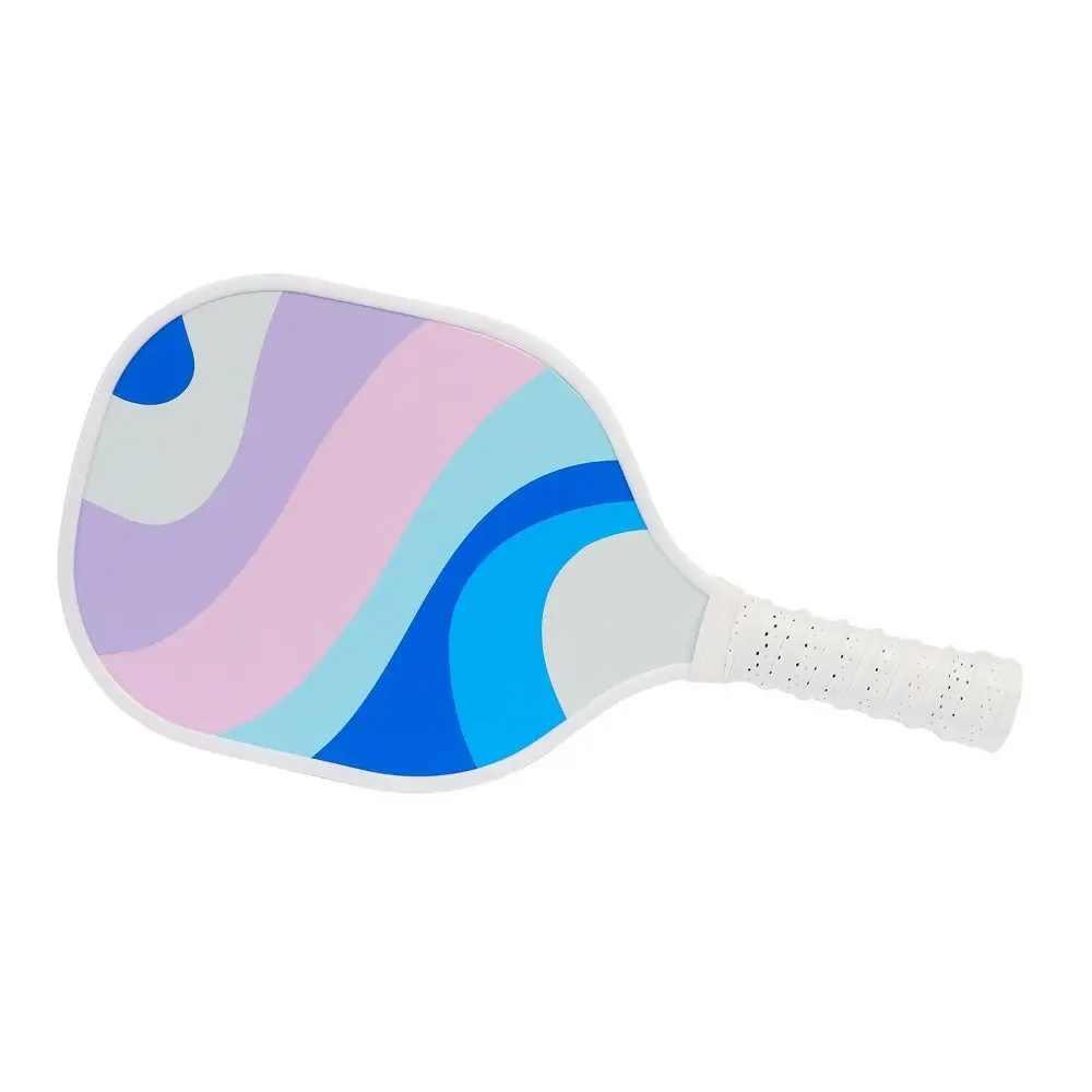 Wooden Pickleball Paddles Non-Slip Colorful Pickle Ball Racket Single Racket Ribbed Handle Pickleball Training Equipment Men