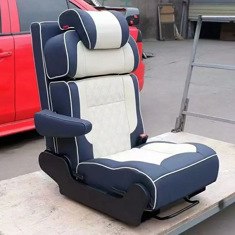 Large RV Flat Placement Convertible Seat Smooth Golden Cup Fully Fitting Folding Slot for Car Seat Modification Bed Changing