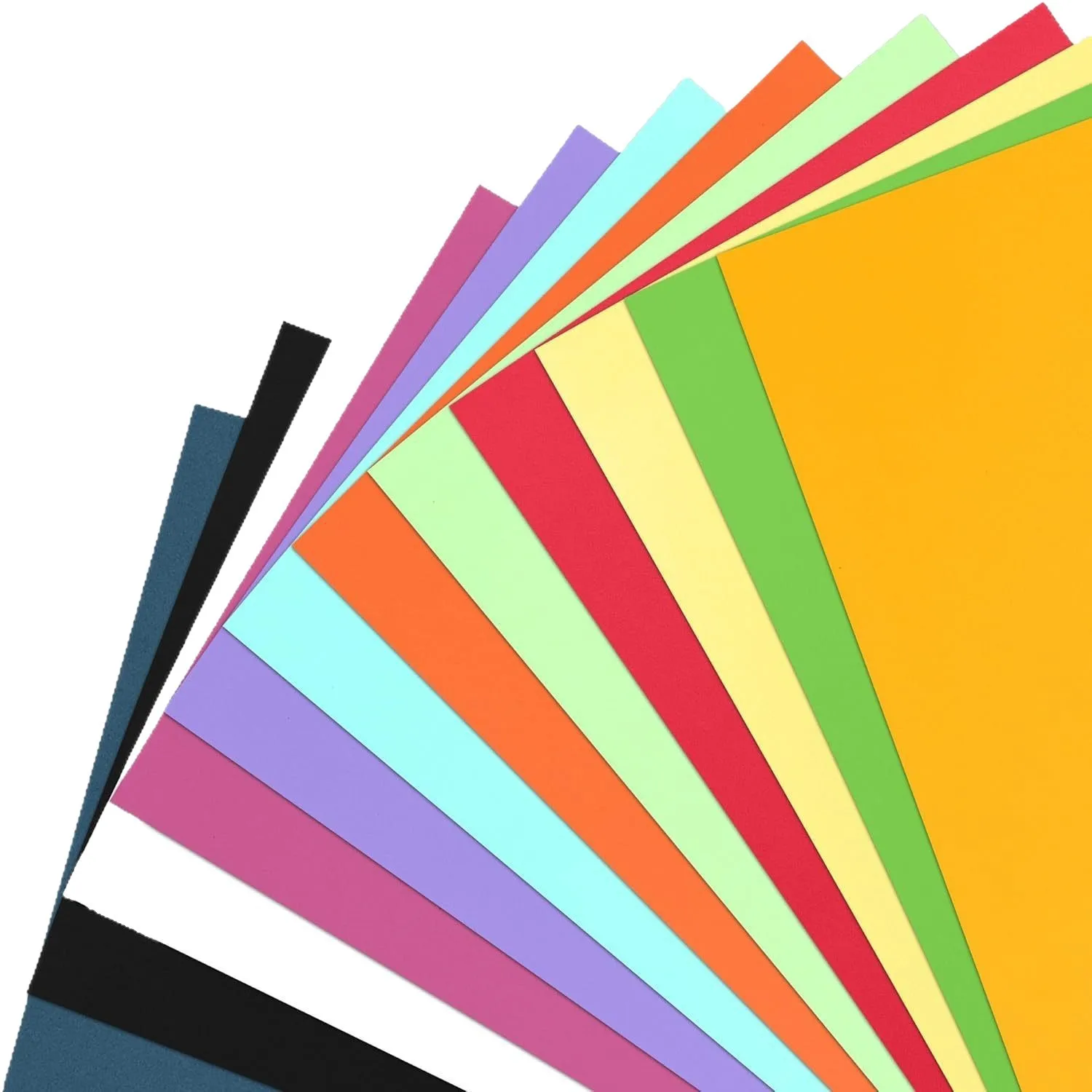 100/200/300 large colored cardboard, 250g thick handmade cardboard, handmade hard cardboard (5 sheets in 20 colors each)