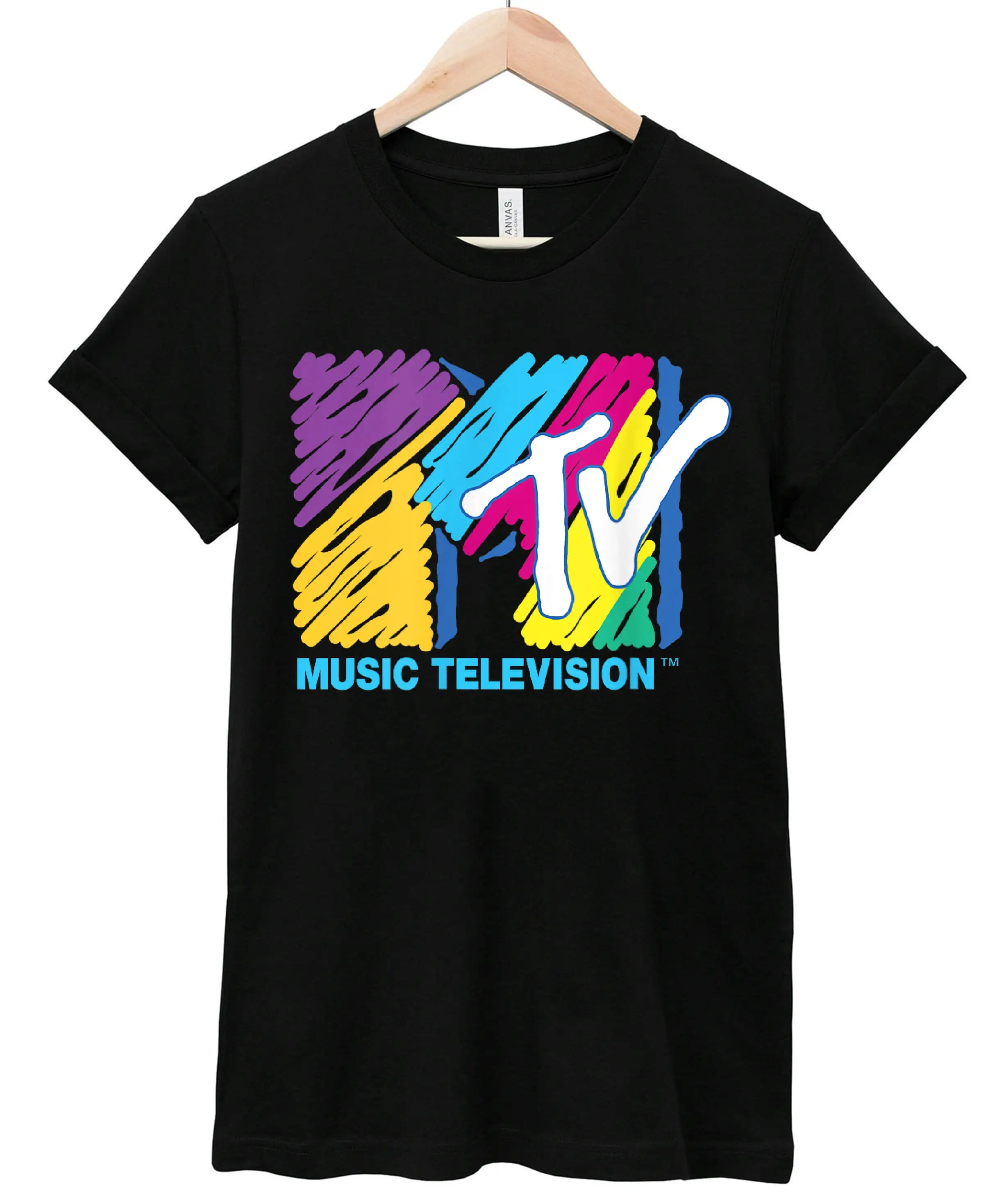 Mademark X Mtv The Official Logo With Great Colors Painted Big Pen T shirt B0BQL8SMRK