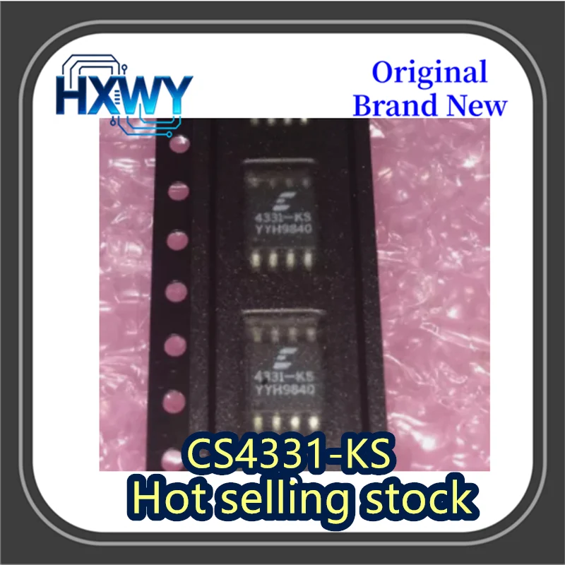 

(10/50 pieces) CS4331-KS CS4331 SOP-8 Digital-to-Analog Converter Chip Brand New Original