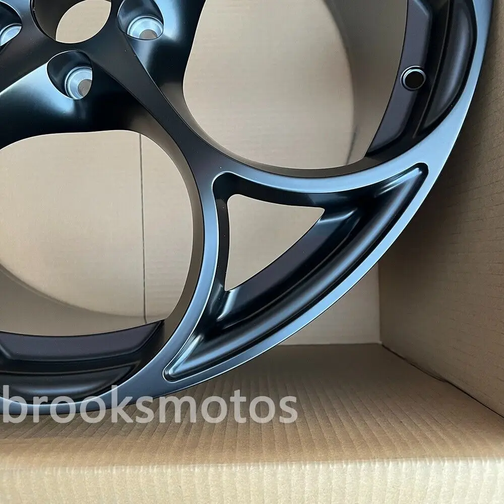 Cerchioni RUOTE NERE SATIN FORGATO DA 22" PER PORSCHE PANAMERA 2010-2016 970 22X9.5/11