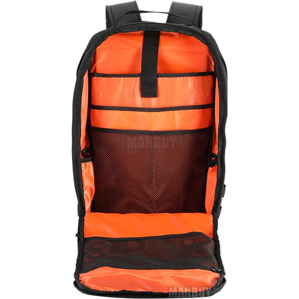 Imagem -03 - Mochila Multipurpose de Deslocamento Nitecore Tecido de Poliéster Wearproof 600d Bolsas Diários de Viagem ao ar Livre Sistema Molle Frontal 23l Bp23