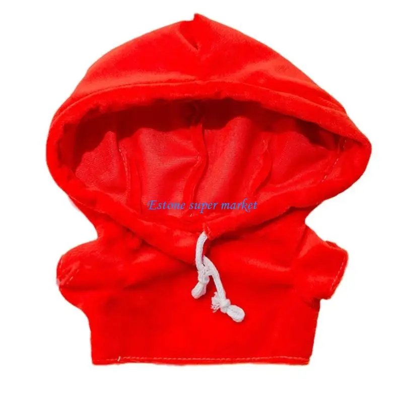 

090B Plush for Doll Clothes 12''DIY Mini Duck Cotton Hoodie Toy Accessory Interactive