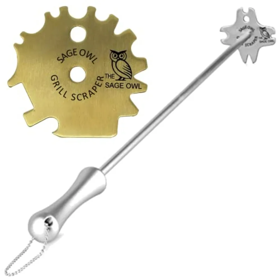 

Sa Owl Stainl Steel Q Grill Scraper wit 17.5'' andle Como - Extra Portale Ul rass arecue Cleaner Grill Tools for Outdoor Grills