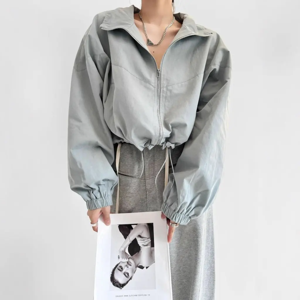 

Women's Short Coat Casual Loose Jacket Autumn American Style All-match Top for Spice Girls