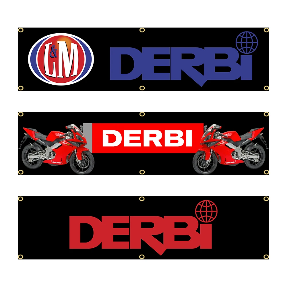 60X240cm Derbis Banner Flag Polyester Printed Garage or Outdoor Decoration Tapestry