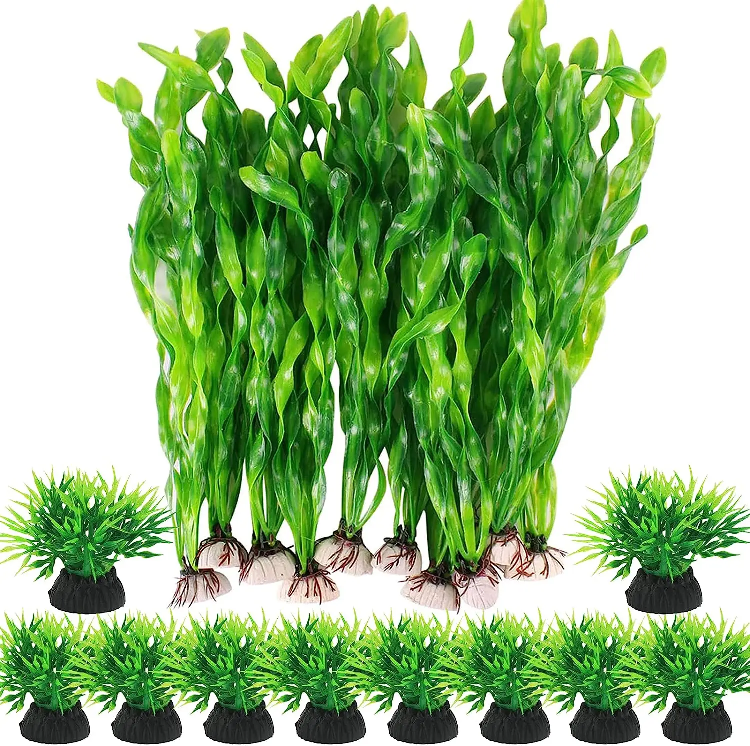 Aquarium Artificial Water Plants, Decoration Plants, Ornament, HD005, Pack of 20