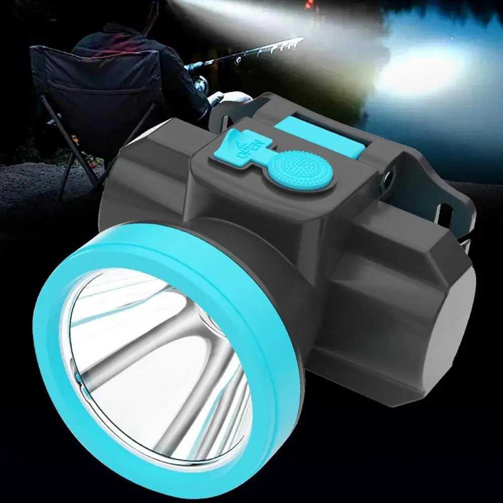 Lámpara Led de luz portátil, lámpara de luz recargable por Usb, linterna de pesca, antorcha de Camping, emergencia, ciclismo al aire libre B0a7