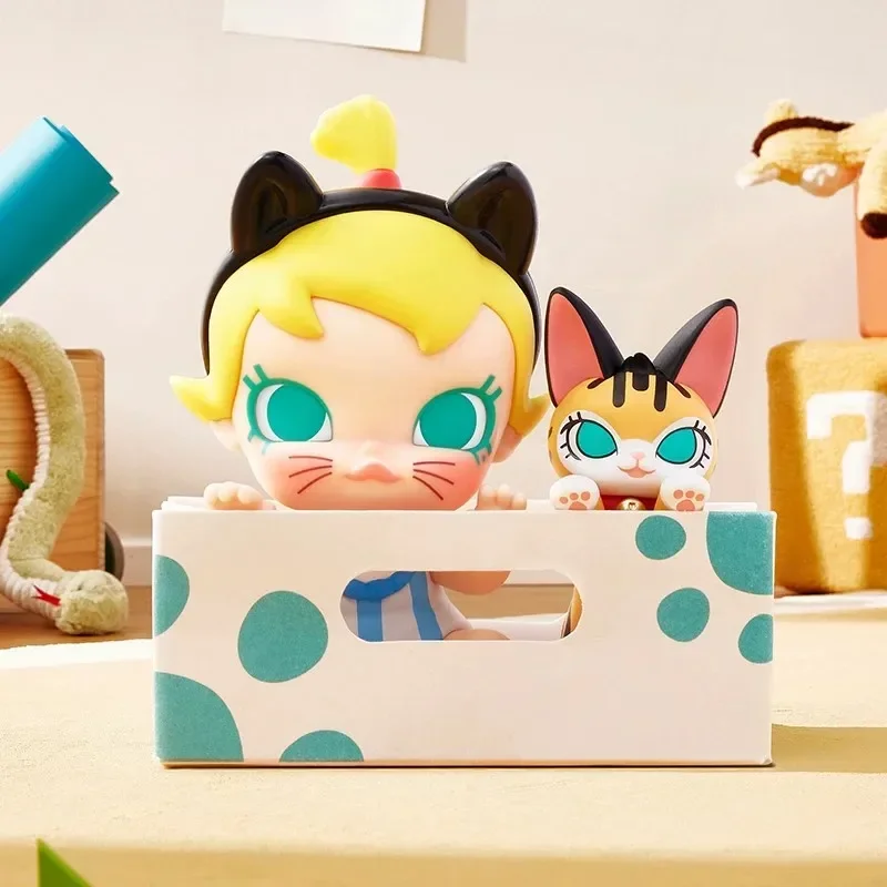

Original Baby Molly & Baby Tabby Series Blind Box Mystery Box Guess Bag Toys Doll Cute Anime Figure Desktop Ornaments Collection