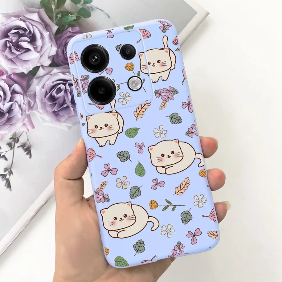 For Xiaomi Redmi Note 13 Pro 5G 2023 Case Cute Duck Cat Shockproof Bumper Slim Soft Cover For Xiaomi Redmi Note 13 Pro Plus Etui