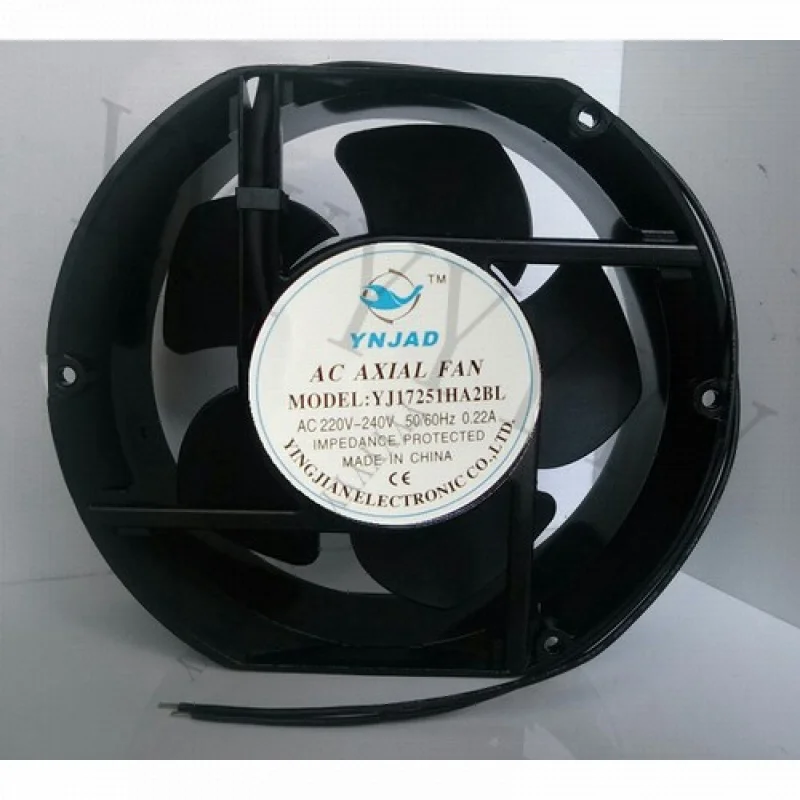 

Для 1 шт. вентилятор YNJAD YJ17251HA2BL переменного тока 220-240 В 0,22 А 17 см 17251 2 провода