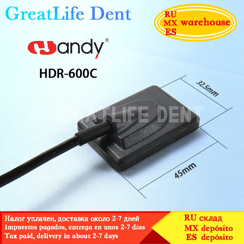 US MX EU GreatLife Dent Original APS CMOS IP68 Waterproof Digital Dental X Ray Sensor Dental TWAIN Driver Rvg X-Ray Sensor Image