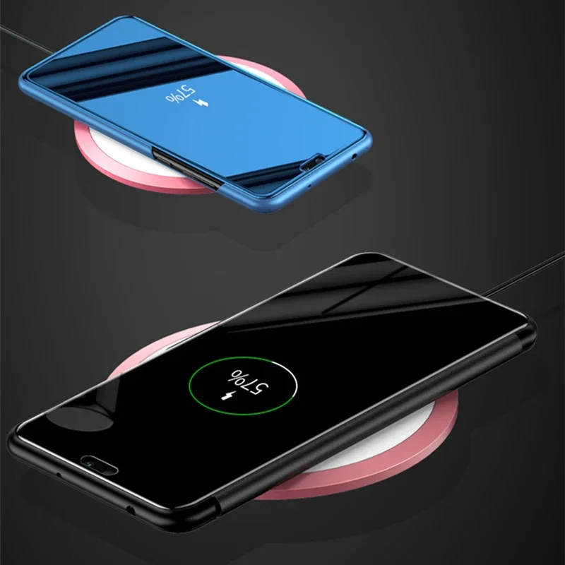 حافظة جلدية ذكية لمرآة سامسونج جالاكسي a05s ، a05 ، a15 ، 4g ، a25 ، a35 ، a55 ، a05 ، a05 ، a55 ، حامل كتب مغناطيسي