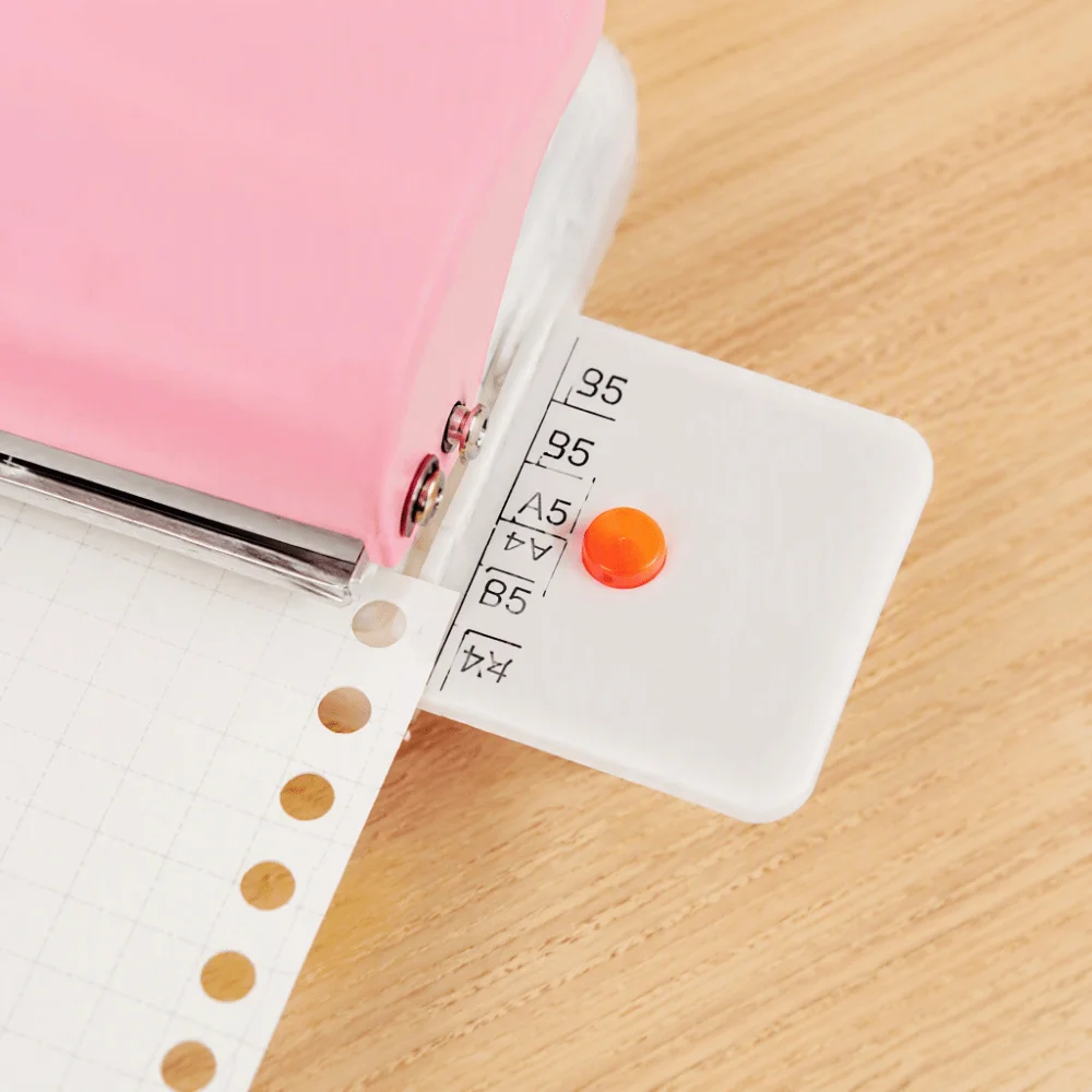 26 Hole Paper Hole Punch 30 Hole 20 Hole Multi-Hole Paper Puncher 5 Sheets Capacity Scale Lines Loose Leaf Punching Machine