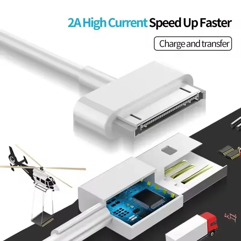 Fast Charging 30 Pin USB Cable for iPhone 4S/4/3GS/3G iPad 1/2/3 iPod Nano/iTorch Charger Adapter Data Sync Cord