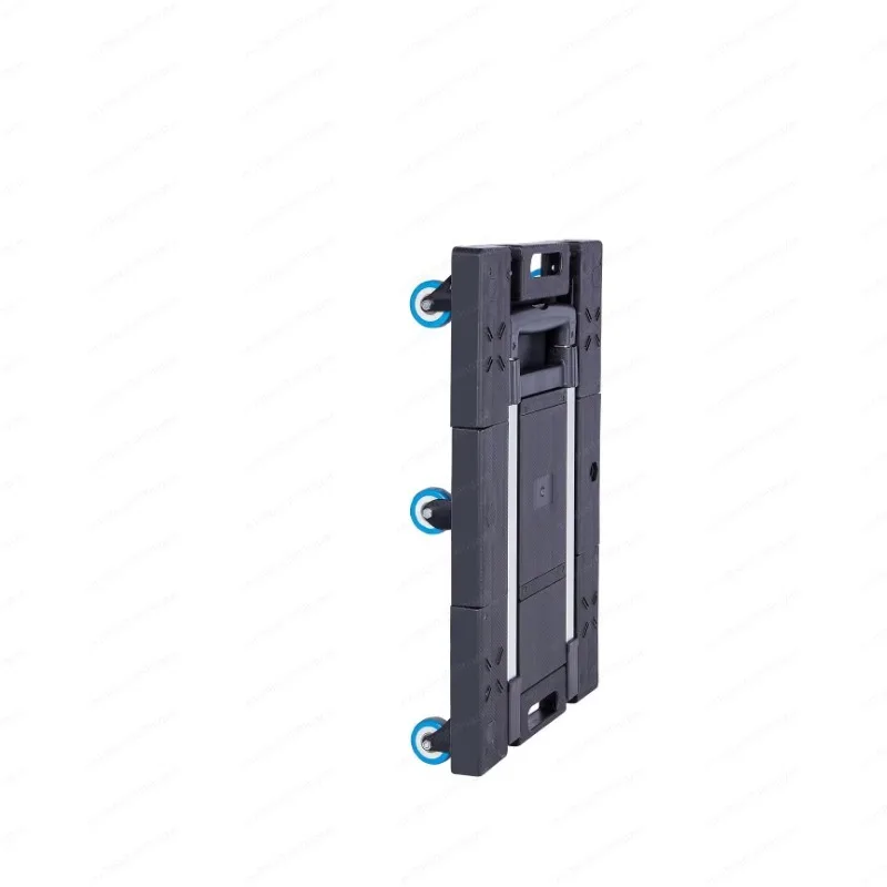 Foldable Hand Truck Portable Telescopic Trolley Cart With Silent Universal Wheels For Warehouse Home Transport