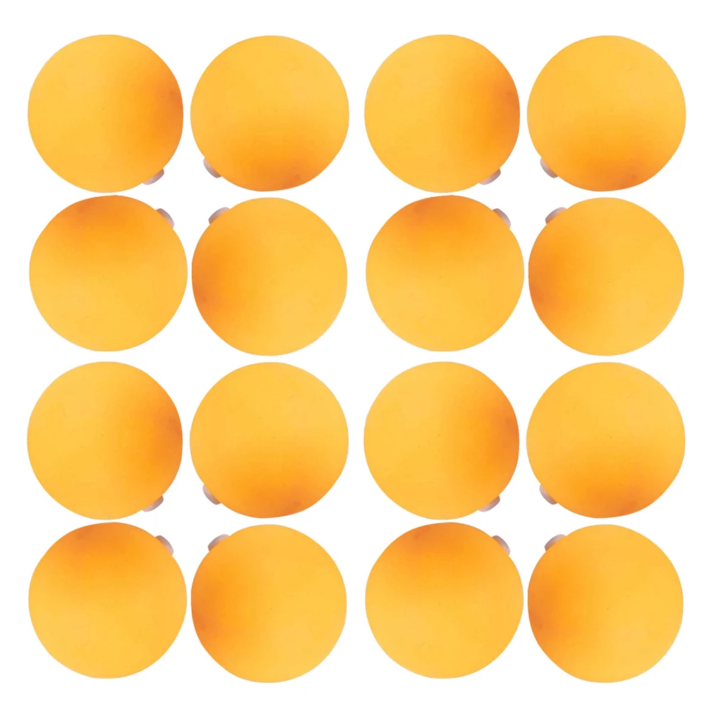 

40 PCS Pong Balls with Punch Holes Table Tennis Training Pingpong Trainer Plastic Pingpongs