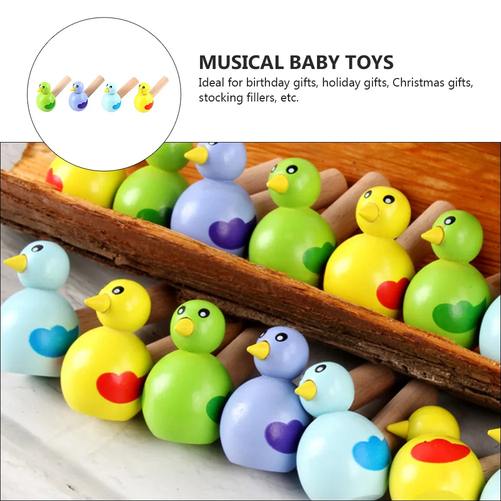 

4Pcs Cartoon Whistle Baby Educational Plaything Specially Designed for Little Children Music Recognition Development